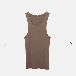 Brown Sleeveless Women's Top